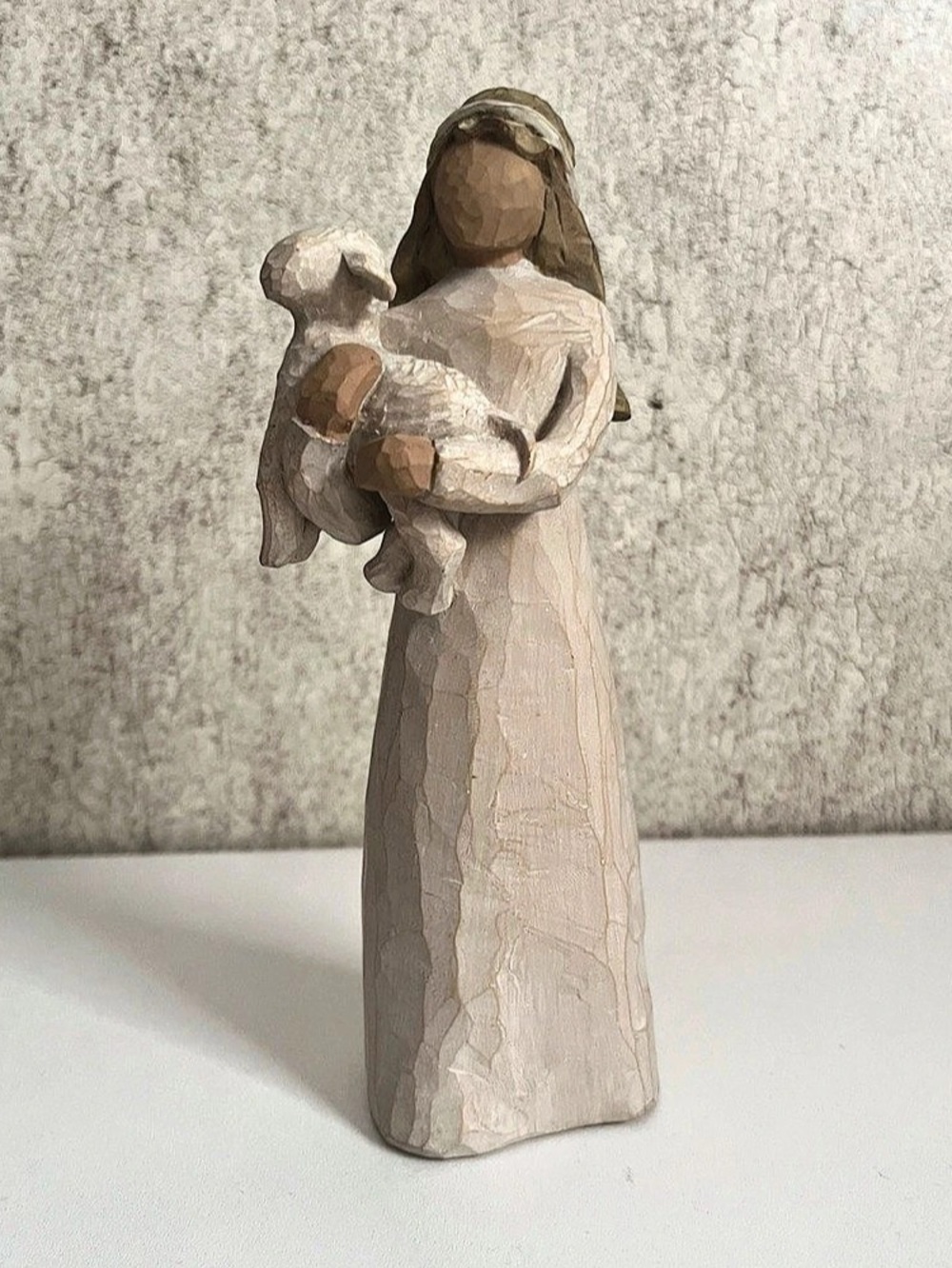 Willow Tree Nativity Shepherd Lamb Christmas Stable Demdaco 1999 Susan Lordi